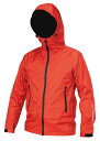 NO2830-OR-M 喜多 感動ストレッチ レインジャケット オールストレッチ透湿合羽(ホットオレンジ M) KITA