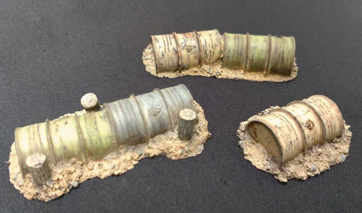 Work Shop Shin 1/35 ドラム缶障害物セット【M-20211】 ストラクチャー