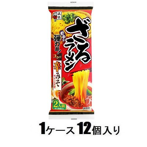 ざるラーメン 辛みそ　266g（1ケース12個入） 五木食品 ザルラ-メンカラミソ266GX12のサムネイル