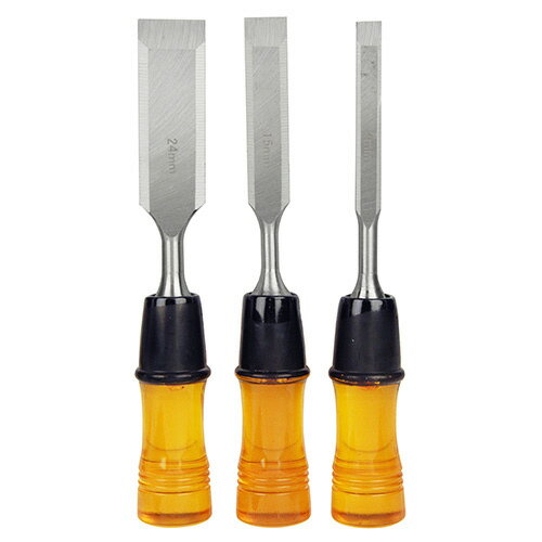 E-Value 木工用DIYのみ 3本組 ショート 9・15・24mm_S 藤原産業