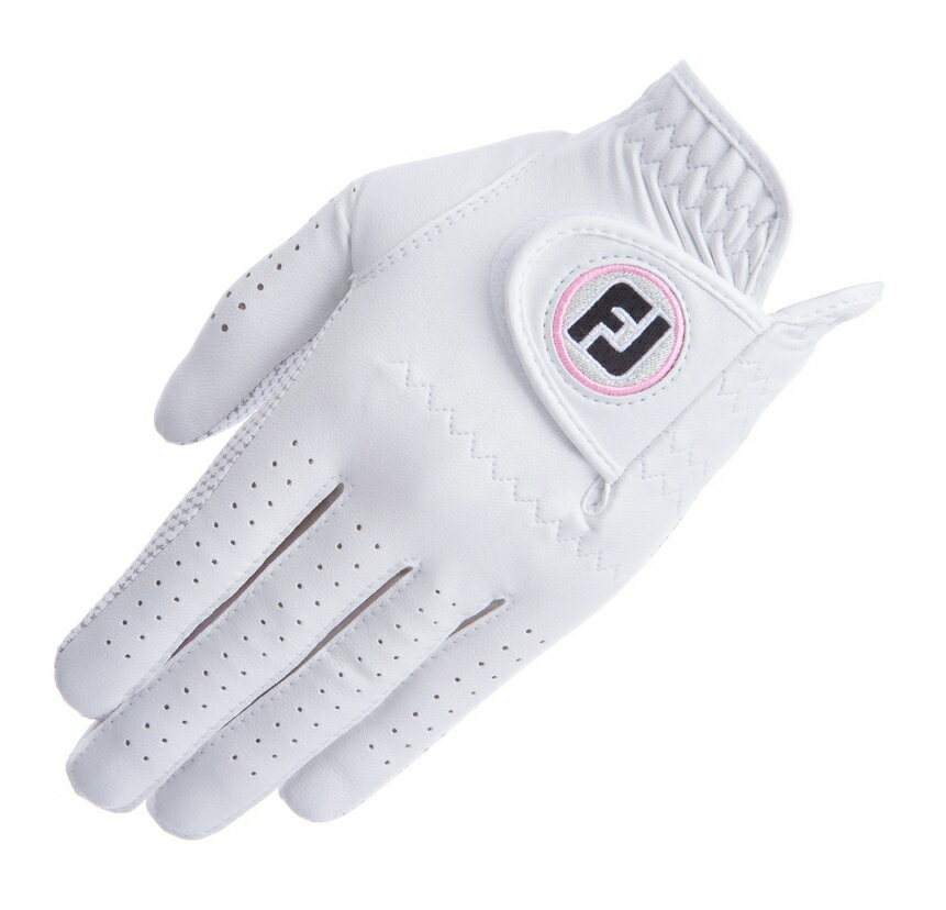 FGNL1PRWT-20 フットジョイ レディースゴルフグローブ 両手用 ホワイト・サイズ：20cm footjoy ナノロック フォー レディ