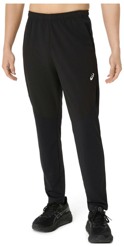アシックス メンズ ドライハイブリッドストレッチニットパンツ（パフォーマンスブラック・サイズ：2XL） 2031F170-001-2XL asics