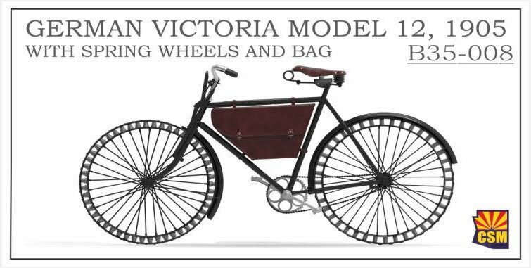 コッパーステートモデル 1/35 WW.I ドイツ軍 1905年型 ビクトリアモデル12 自転車w/スプリング車輪 ＆ ..