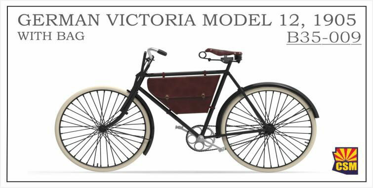 コッパーステートモデル 1/35 WW.I ドイツ軍 1905年型 ビクトリアモデル12 自転車w/フレームバッグ【CO..