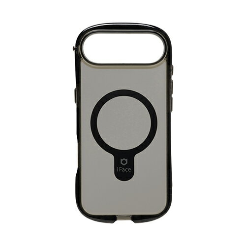Hamee iPhone Air用 MagSynqケース iFACE LOOK IN CLEAR HYBRID（ブラック/フロス...