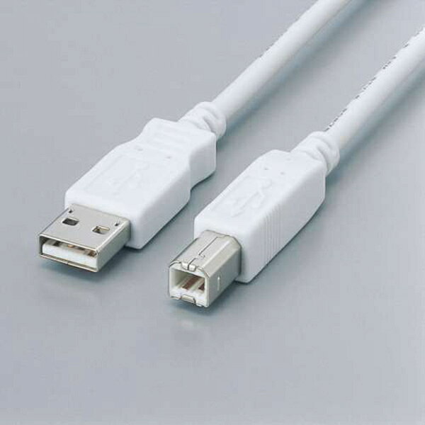 エレコム USBケーブル(3m)（フェライト内蔵） USB2-FS3 jism-14689182 Joshin web 家電とPCの大型専門店 パッケージ画像