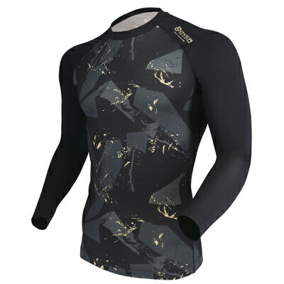 ボディタフネス オーバーザファンクション ロングスリーブ クルーネックシャツ（カモフラ×ブラック・サイズ：3L） JW-540CBK-3L BODY TOUGHNESS おたふく手袋