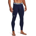 アンダーアーマー コールドギアアーマー レギンス(MidnightNavy/White・サイズ:LG) 1366075-410-LG UNDER ARMOUR COLDGEAR|詳細画像