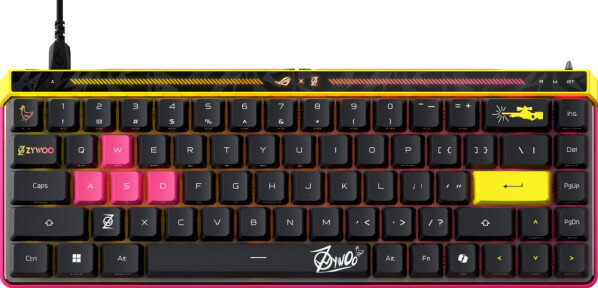 ASUS（エイスース） ROG Falchion Ace HFX ZywOo Edition ゲーミングキーボード ROGFALCHIONACEHFXZYW