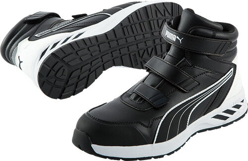 プーマ JAPAN ATHLETIC Rider 2.0 Black Mid 25.0cm JSAA規格 A種 63.352.0-BK-25.0 PUMA SAFETY