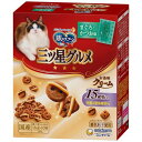 キャットフード ドライ 銀のスプーン 三ツ星グルメ お魚味クリーム 15歳頃から 180g (18g×10袋) ユニ・チャーム ミツボシサカナクリ-ム15サイ180G