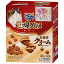 キャットフード ドライ 銀のスプーン 三ツ星グルメ お魚味クリーム ほたて味レシピ3種のアソート 180g(18g×10袋) ユニ・チャーム ミツホシGPクリ-ムホタテアソ-ト180