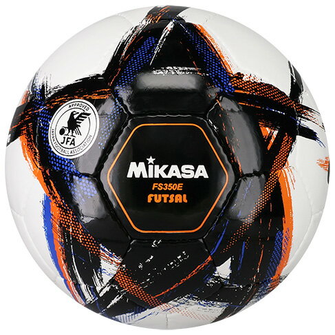 ミカサ フットサルボール 3号球（人工皮革） FS350E-BK OrgestA（ブラック）