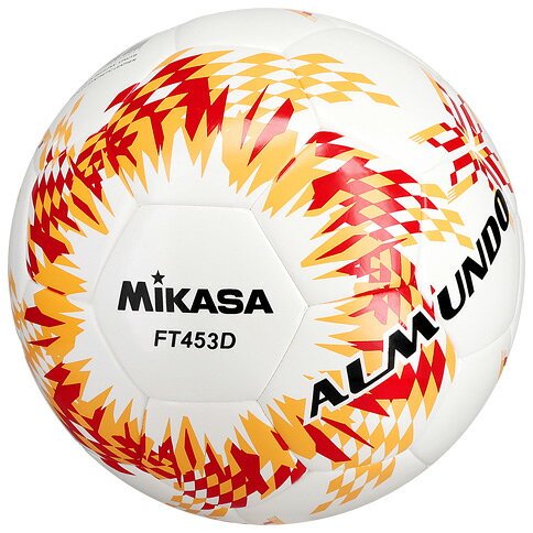 ミカサ サッカーボール 4号球 シームロック(人工皮革) FT453D-RO MIKASA ALMUND（レッド/オレンジ）