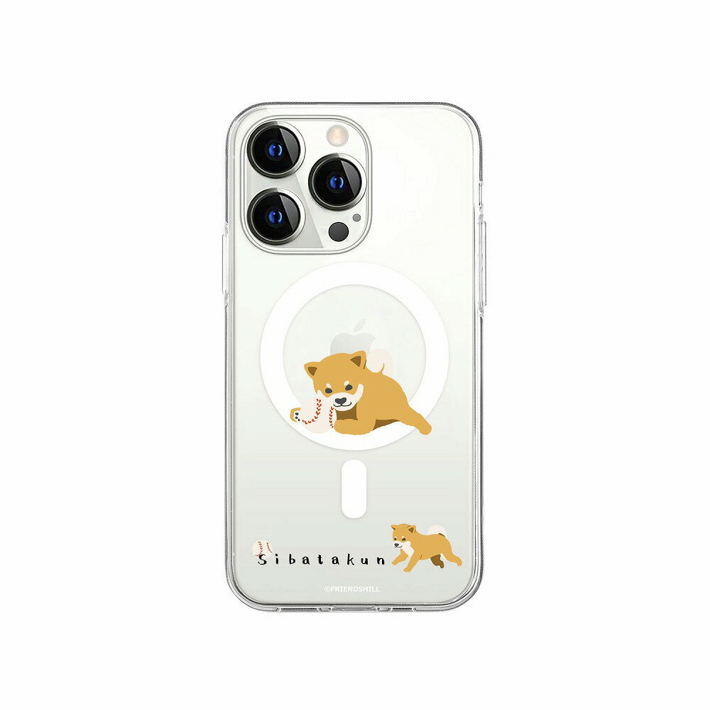 Rakuten - abbi [公式ライセンス品] iPhone 14 Pro用 しばたさんMagSafe対応クリアケース（ボール取ってきて） ABF24215I14P