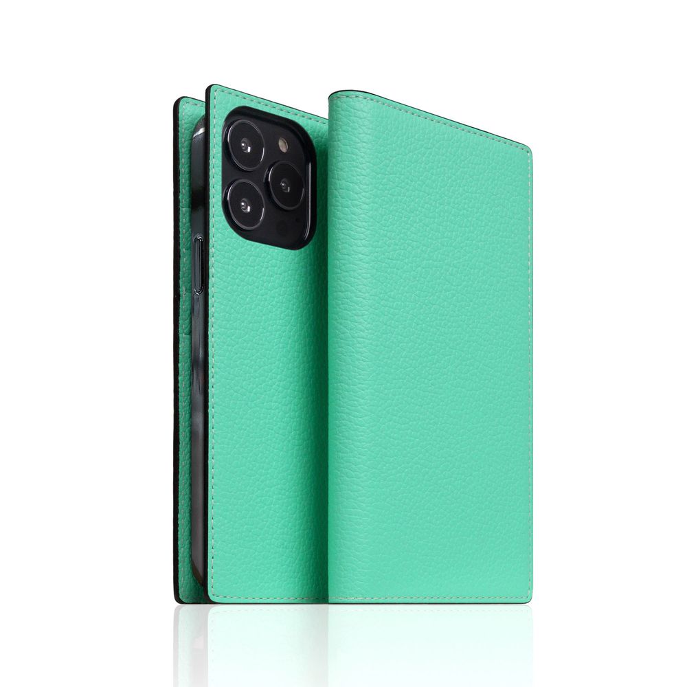 SLG Design iPhone 14 Pro�� ��Ģ�������� Neon Full Grain Leather Diary Case�ʥƥ������ SD24325I14PTL