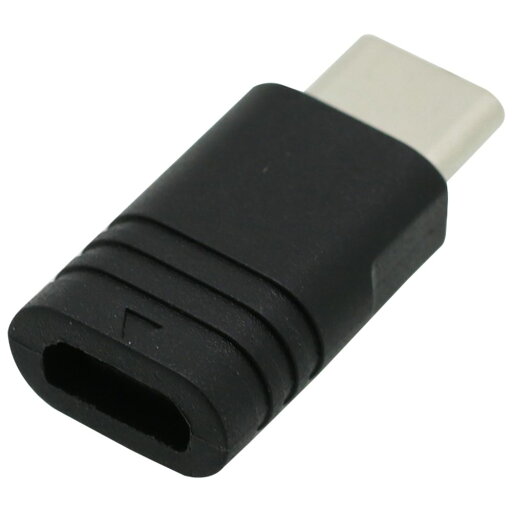 インプリンク TYPE-C/microUSB対応 変換コネクタ 3A(ブラック) ICCMC30BK インプリンク TYPE-C/microUSB対応 変換コネクタ 3A(ブラック) ICCMC30BK