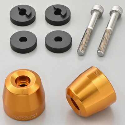 デイトナ アルミビレットバーエンド 純正ハンドル用 サーフェイス（HONDA車 M6タイプ シャンパンゴールド） 63925 DAYTONA