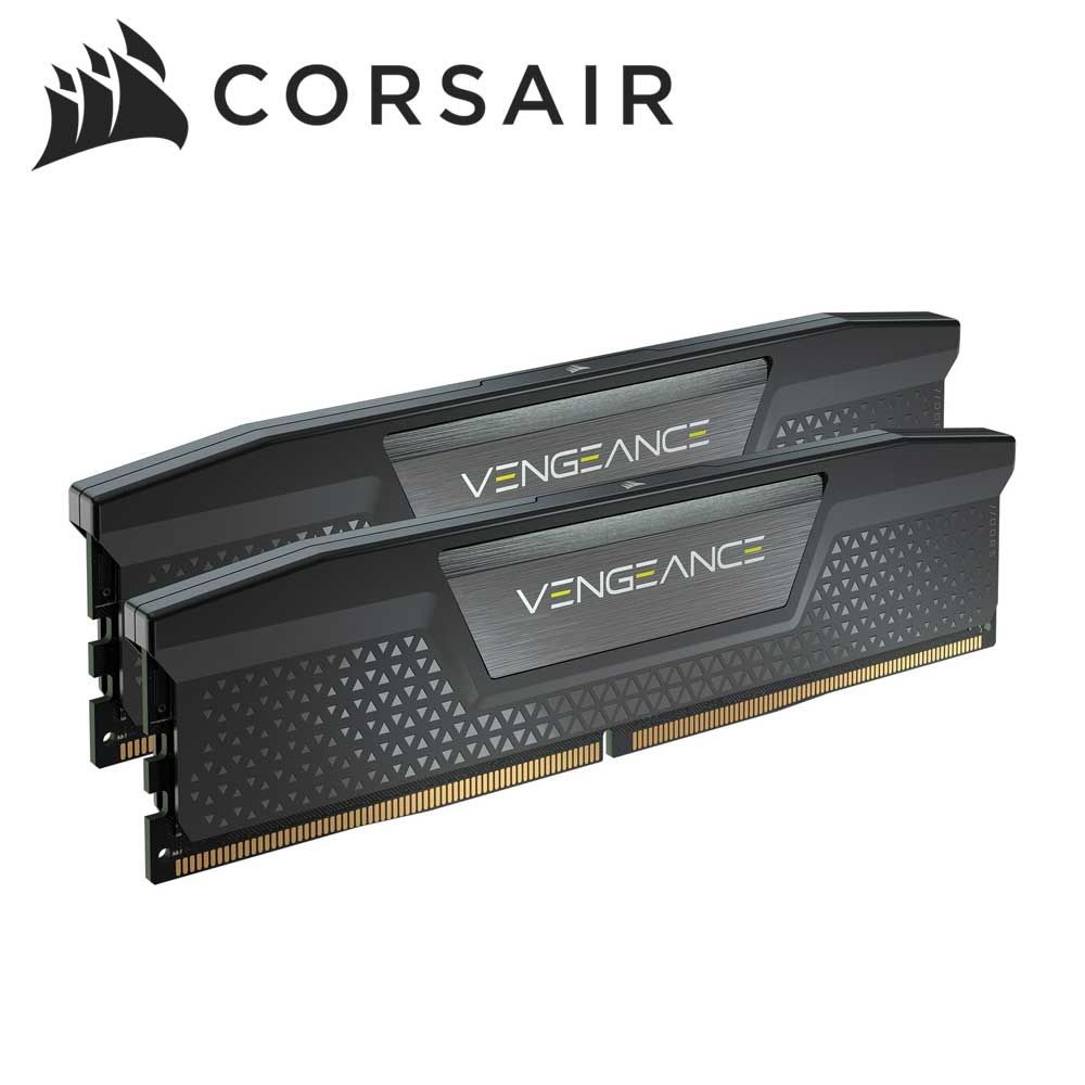 CORSAIR｜コルセア DDR5-6000MHz (PC5-48000) UDIMM 64GB(32GBx2) VENGEANCE DDR5 Intel XMP（ブラック） CMK64GX5M2D6000C40