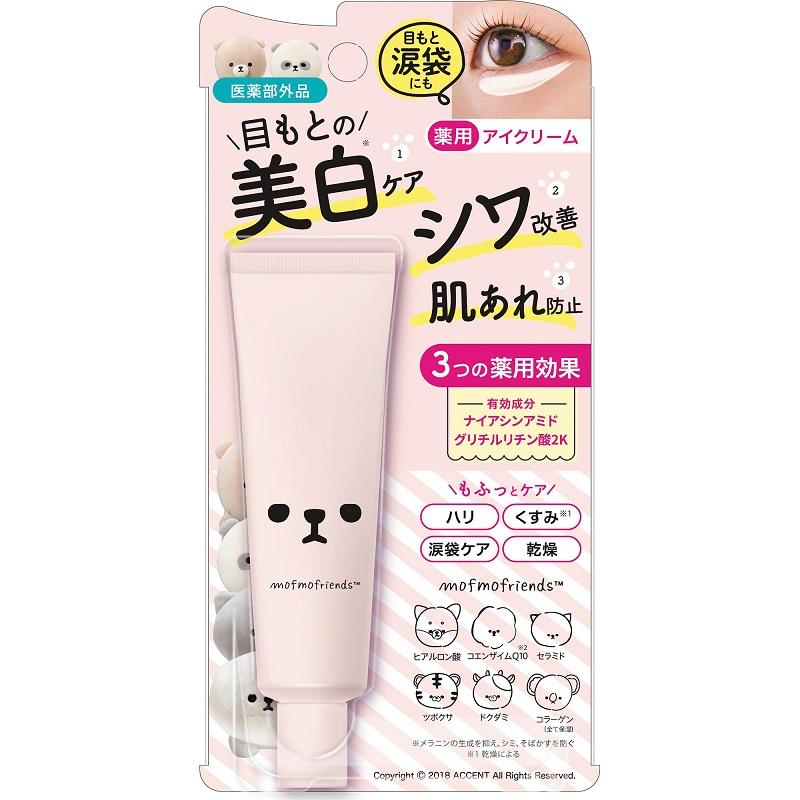 モフモフレンズ 薬用 美白 アイクリーム 30g 桃谷順天館 モフモフレンズアイクリ-ム