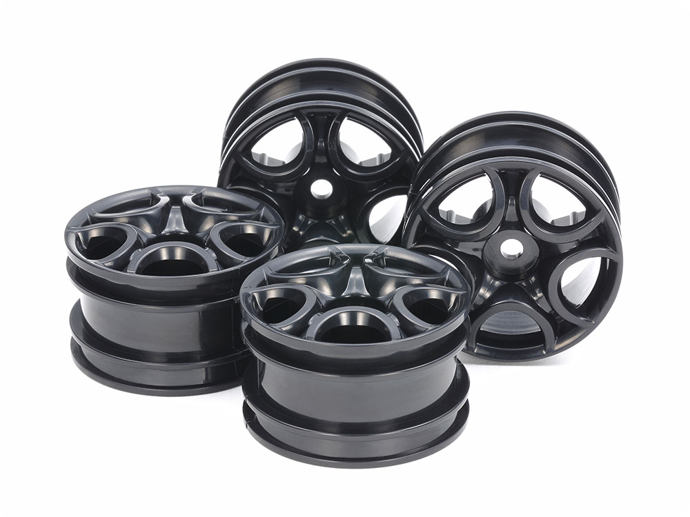 Wheel - タミヤ SP.1659 Cスタイルスポークホイール(ブラック) 4本【51659】 ラジコン用