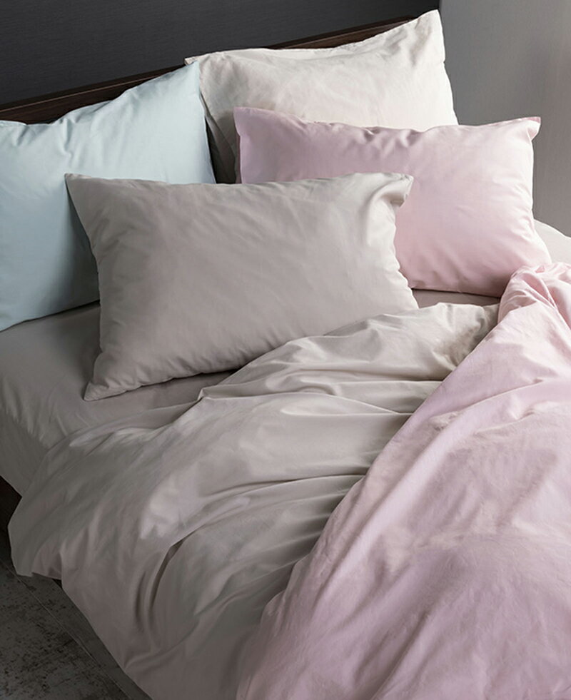 エツフエSピロケ-スピンク フランスベッド エッフェスタンダード ピロケース（ピンク） FRANCEBED　100％コットン [エツフエSピロケスピンク]