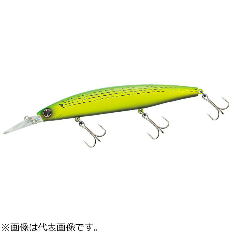 Minnow Plug - ダイワ ショアラインシャイナーZ セットアッパー 125S-DR(ライムチャートコノシロ) ショアラインシャイナーZ セットアッパー 125S-DR(ライムチャートコノシロ) DAIWA SETUPPER ミノー