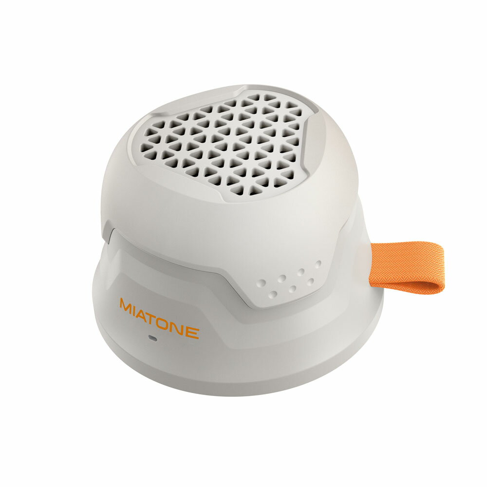 miatone（ミアトーン） 防水対応ポータブルBluetoothスピーカー(グレー) MGROVERW MagRover