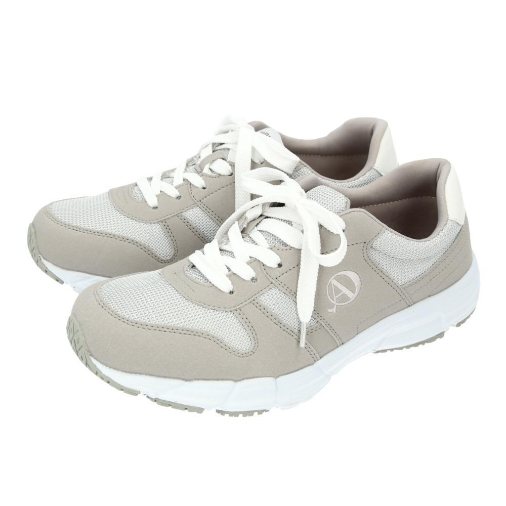 あなた想い あなた想い ms2941 スニーカー 男女兼用 紐タイプ（グレー 25.0cm） BF012518-1F-2A