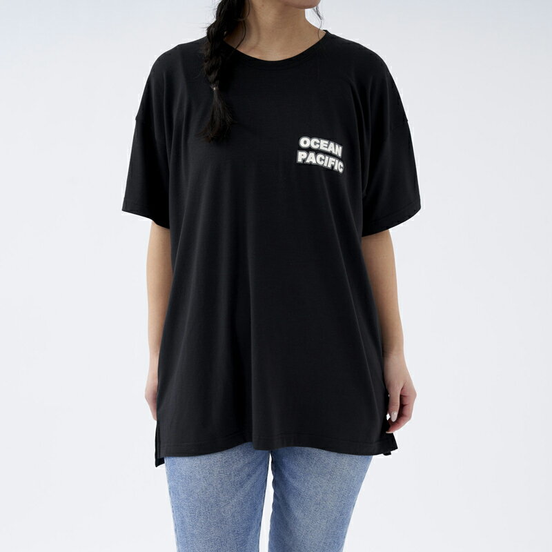 522495-BLK-L Ocean Pacific ǥϥ֥åɡȾµTġʥ֥åL OPѥ...