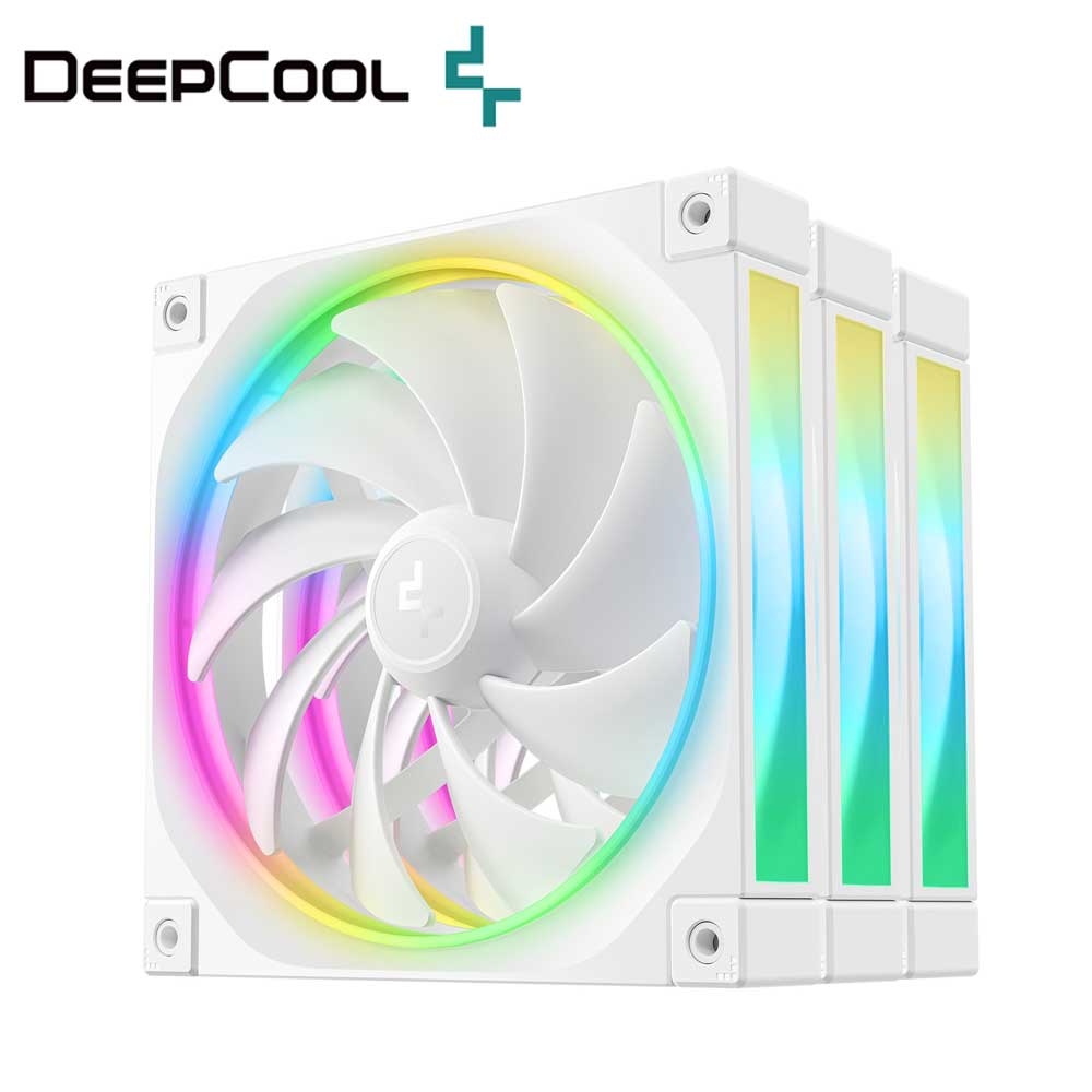 DeepCool｜ディープクール FL14 WH 3IN1 140mm PCケースファン （ホワイト） R-FL14-WHAPN3-G