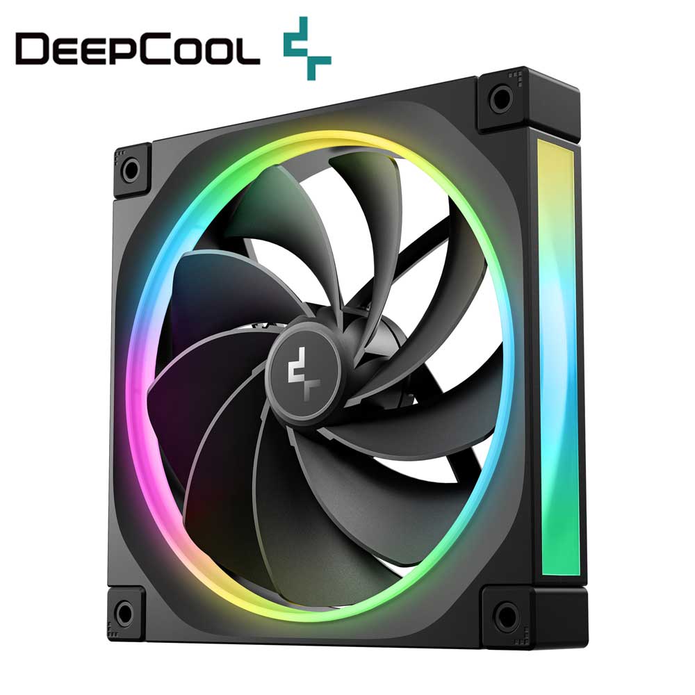 DeepCool｜ディープクール FL14R 140mm PCケースファン 逆回転（リバース）モデル（ブラック） R-FL14R-BKAPN1-G...