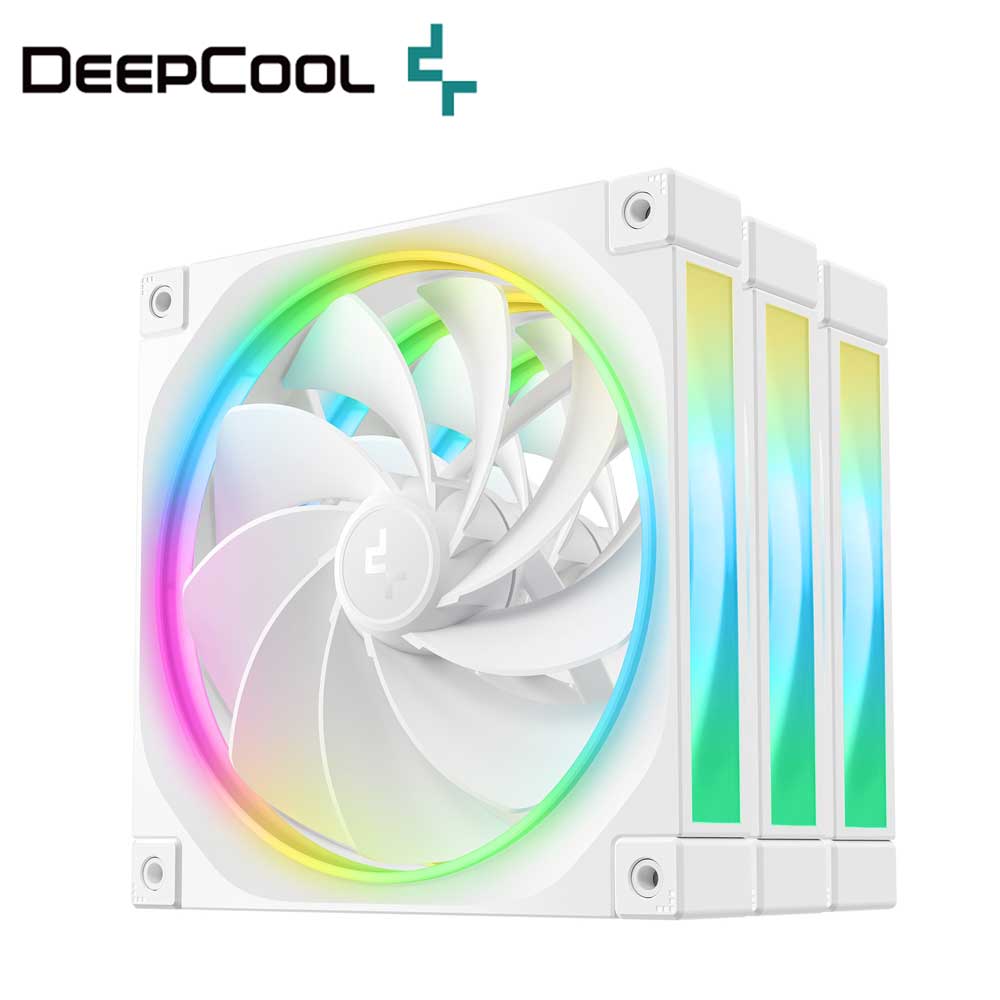 DeepCool｜ディープクール FL14R WH 3IN1 140mm PCケースファン 逆回転（リバース）モデル（ホワイト）..