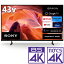 ɸ_AꥢΤߡ˥ƥӡ43 KJ-43X80L ˡ 43Ͼ塦BS110CSǥ4K塼ʡ¢ LEDվƥ USB HDDϿбGoogle TV ǽBRAVIA X80L꡼