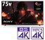 ɸ_AꥢΤߡ˥ƥӡ75 XRJ-75X90L ˡ 75Ͼ塦BS110CSǥ4K塼ʡ¢ LEDվƥ USB HDDϿбGoogle TV ǽBRAVIA X90L꡼