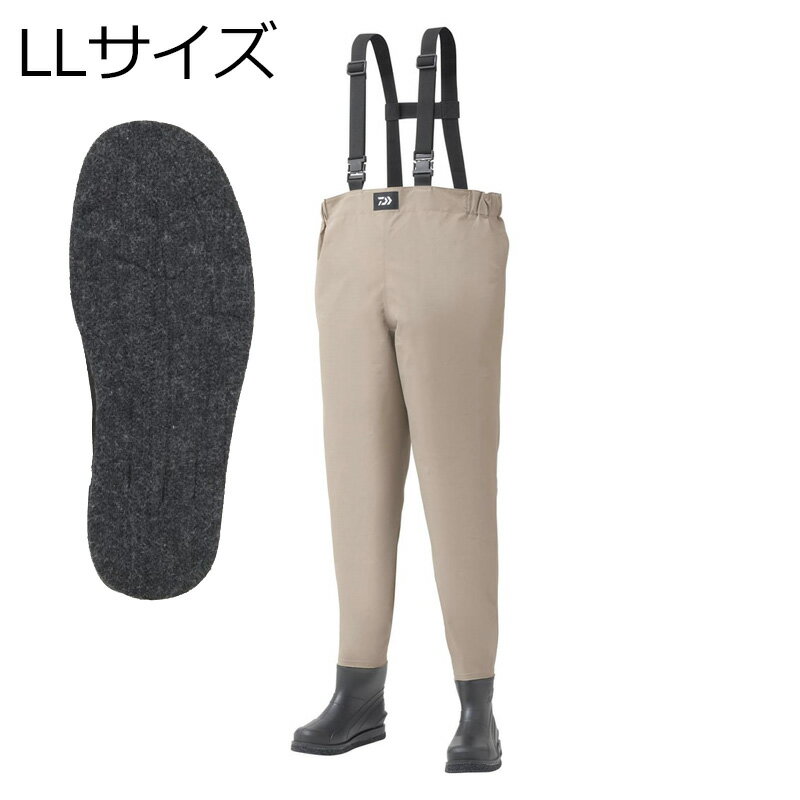 ダイワ BW-3251 ブレスウェーダー フェルトソール LLサイズ26.0～27.0cm(グレージュ) BW-3251LLサイズ DAIWA ウエストハイウェーダー
