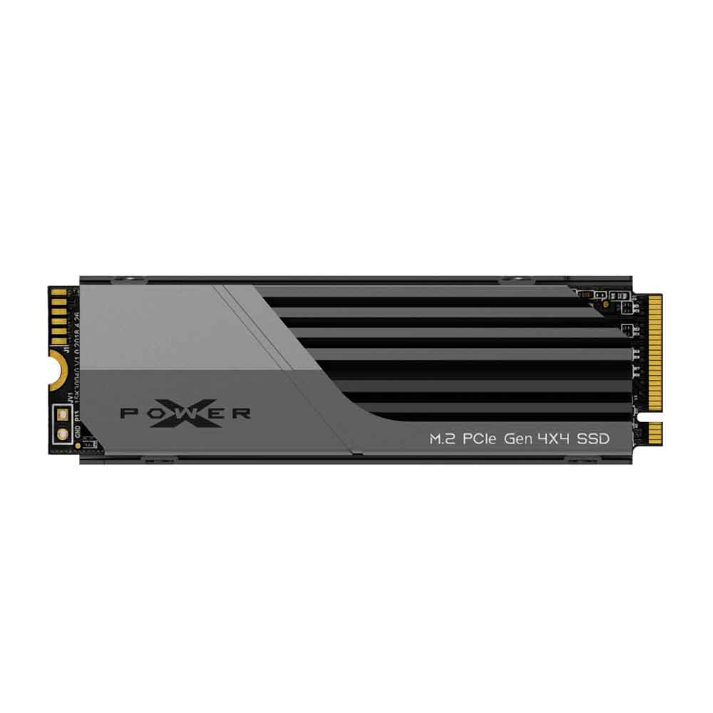 SiliconPower シリコンパワー SiliconPower M.2 2280 NVMe PCIe Gen 4x4 XS70 ヒートシンク付きSSD 1TB【PS5対応】 SP01KGBP44XS7005