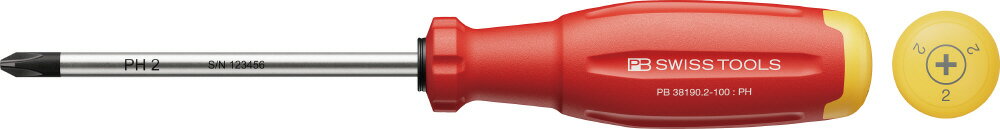 PB�������ġ��륺 ����������å�EVO �ץ饹�ɥ饤�С� ������#2 ��Ĺ209mm 38190.2-100 PB SWISS TOOLS