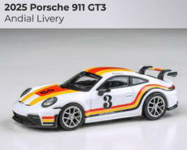 PARA64 1/64 ポルシェ 911 GT3 (992.2) 2025 Andial Livery #3 LHD【PA55876】 ミニカー