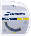 BabolaT(バボラ) 硬式テニス用ストリング RPM チーム 12m(ブラック・サイズ:130) 241108-105-130