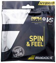 BabolaT(バボラ) 硬式テニス用ストリング RPM ブラスト 125+タッチ VS 130(ブラック・サイズ:25/30) 281037-105-25/30