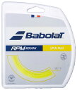 BabolaT(バボラ) 硬式テニス用ストリング RPM ラフ 12m(イエロー・サイズ:125) 241140-113-125
