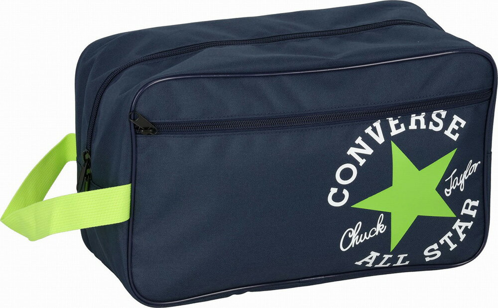 コンバース シューズケース（ネイビー×ライム） CN-C2257097-2942 CONVERSE(4.0)