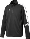 IMO-SA21813-BLK-2XL sfida(スフィーダ) BP ウォームアップハーフジップトップ(ブラック・サイズ:2XL)