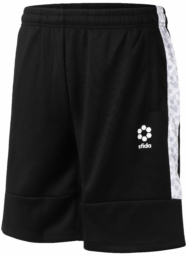 IMO-SA21815-BLK-2XL sfida（スフィーダ） BP ウォームアップハーフパンツ（ブラック・サイズ：2XL）