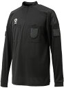 IMO-SA22835-BLACK-L sfida(スフィーダ) 【審判服】レフェリーシャツ L/S(ブラック・サイズ:L)
