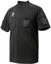 IMO-SA22836-BLACK-S sfida(スフィーダ) 【審判服】レフェリーシャツ S/S(ブラック・サイズ:S)