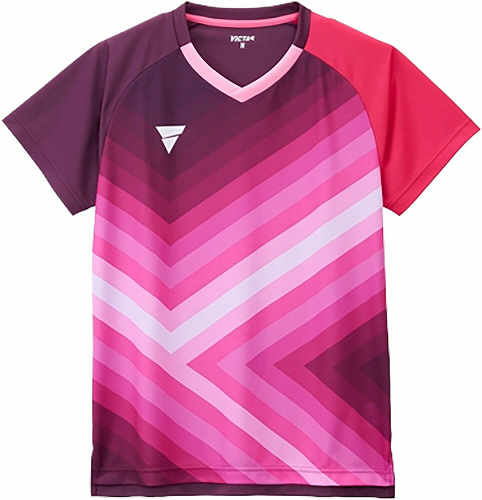 ヴィクタス ユニセックス 卓球 ゲームシャツ V-GS550(マゼンタ・サイズ:4XL) TSP-512505-7300-4XL