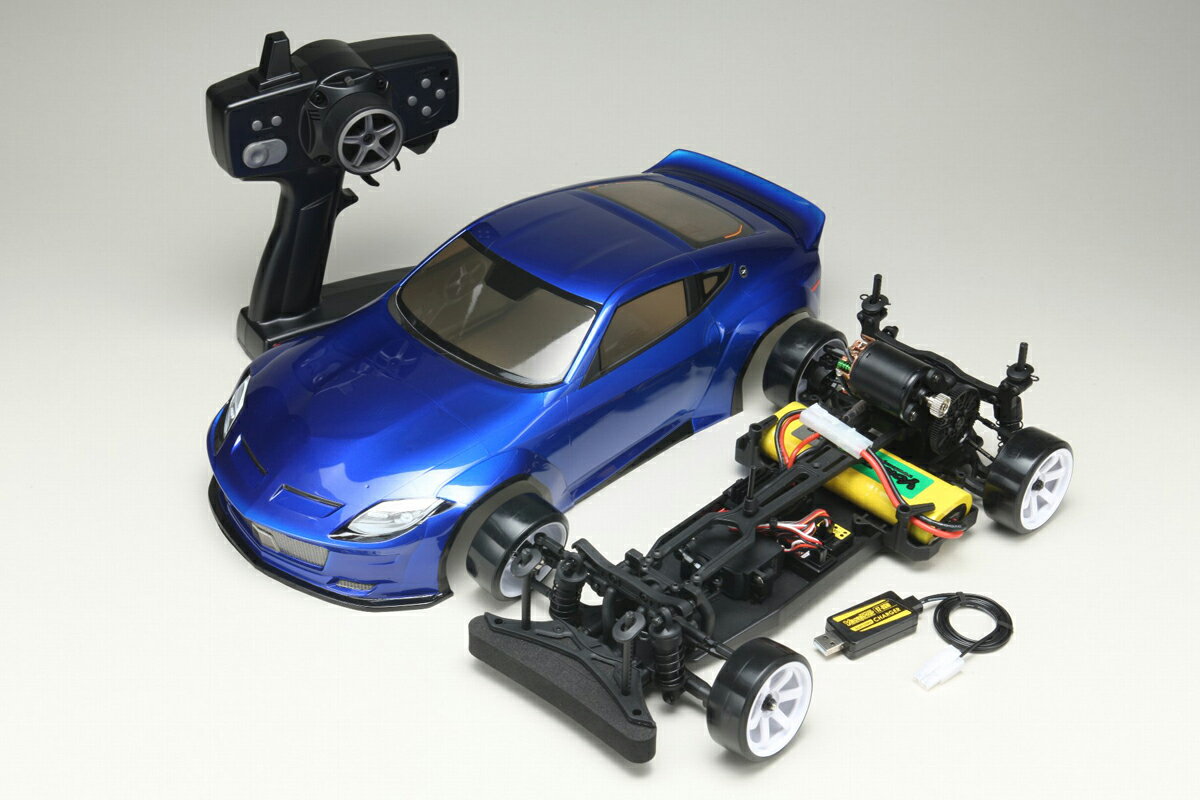 ヨコモ 1/10 ドリフトパッケージ RTR PANDEM NISSAN フェアレディZ (RZ34) （ブルー） ジャイロ付き完..