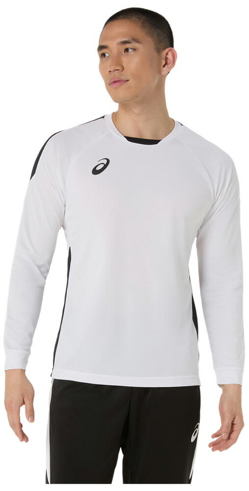 アシックス メンズ サッカー ゲームシャツ 長袖（ブリリアントホワイト・サイズ：2XL） 2101A308-100-2XL asics